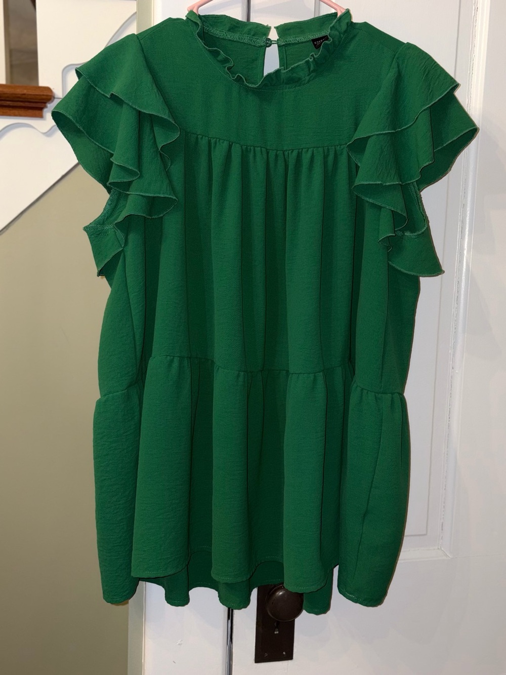 Emery Rose Ruffled Women’s Top